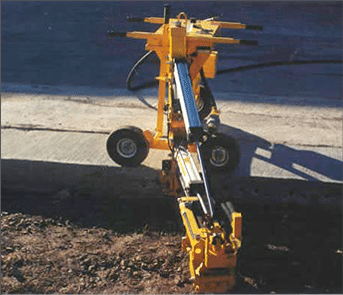 E-Z Drill 240B SRA slab rider concrete drill Skew Drilling