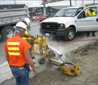 E-Z Drill 240B SRA slab rider concrete drill lane-additions