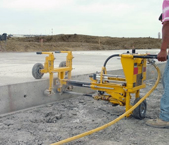 E-Z Drill 240B on-grade concrete drill airport-and-lane-additions